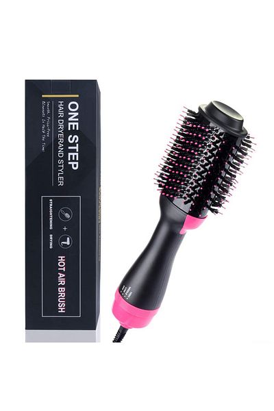 ONE STEP Electric Hair Brush with Volume, Ceramic, 3 Temperature Settings, 1000W, Suitable for All Types