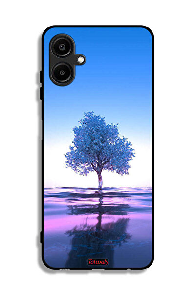 Tolwak غطاء حماية لهاتف Samsung Galaxy F06 5G بتصميم شجرة نيون وانعكاس جسم ما...