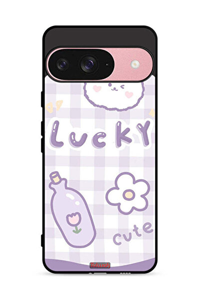 Tolwak غطاء حماية لجهاز Google Pixel 9 - لطيف ومحظوظ