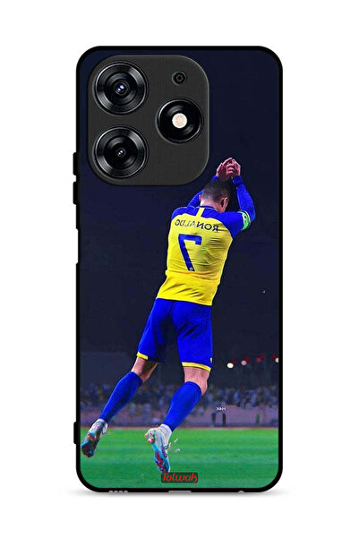 Tolwak غطاء حماية لهاتف تكنو سبارك 10 برو 4G بطبعة كريستيانو رونالدو