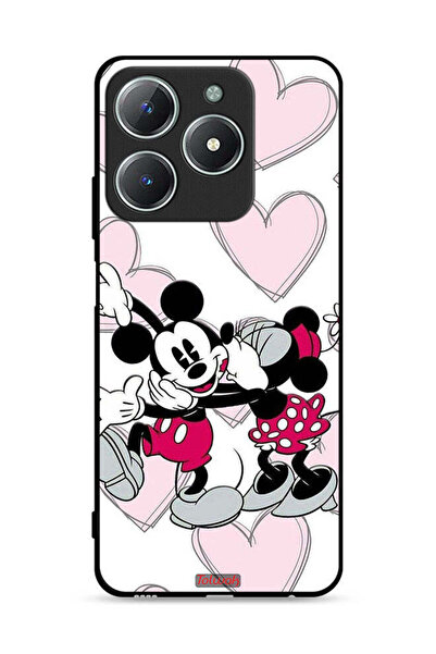 Tolwak غطاء حماية لهاتف Realme C61 4G بتصميم عناق ميكي ماوس