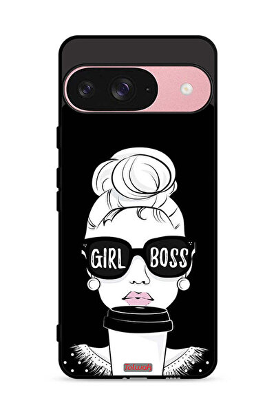 Tolwak غطاء حماية لهاتف Google Pixel 9 بتصميم Girl Boss