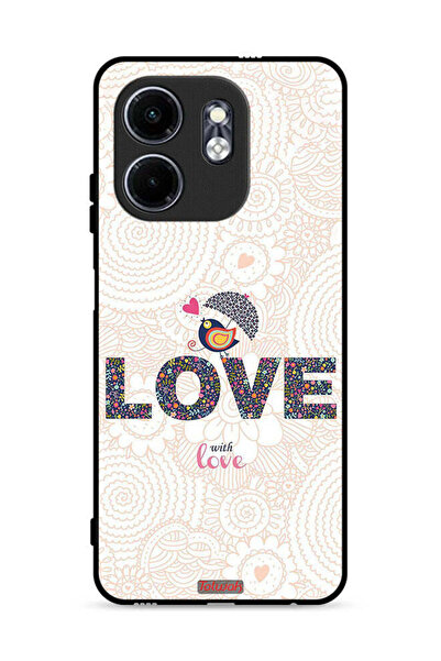 Tolwak غطاء حماية لهاتف إنفينيكس سمارت 9 4G - لوف ويذ لوف