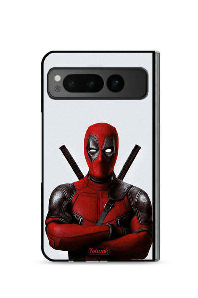 Tolwak غطاء حماية جوجل بيكسل فولد 5G بتصميم ديدبول