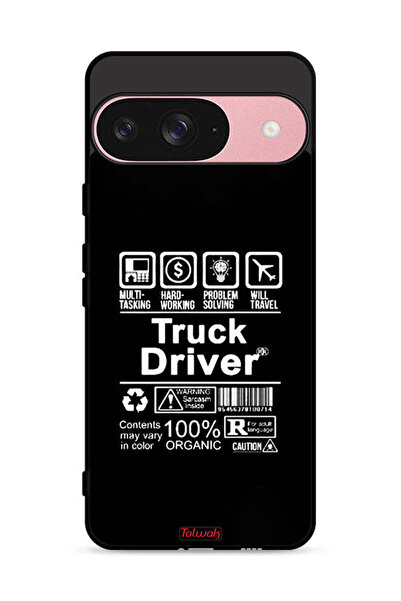 Tolwak غطاء حماية لجهاز Google Pixel 9 - ملصق سائق شاحنة
