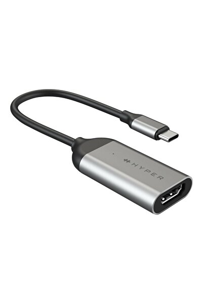 3DHyperStudio Adaptor USB-C la HDMI HyperDrive 8K 60Hz Argintiu