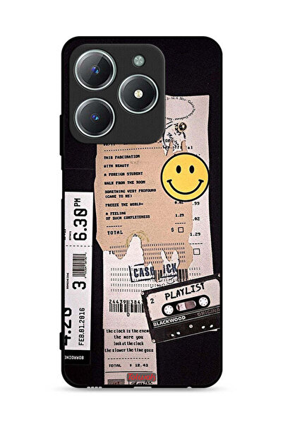 Tolwak غطاء حماية لهاتف Realme C61 4G مع ملصق قائمة تشغيل