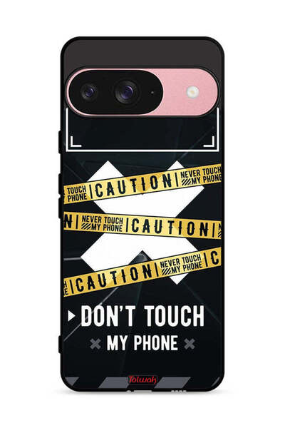 Tolwak غطاء حماية لجهاز Google Pixel 9 تحذير: لا تلمس هاتفي أبدًا