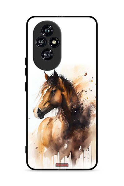 Tolwak غطاء حماية لهاتف Honor 200 5G بتصميم حصان تجريدي