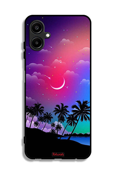 Tolwak Samsung Galaxy F06 5G Protective Case Cover Moon In Night Art
