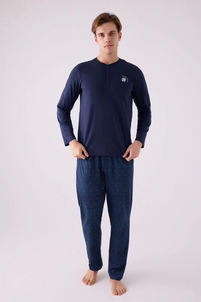 Arnetta Men's Double Suit - Navy Blue