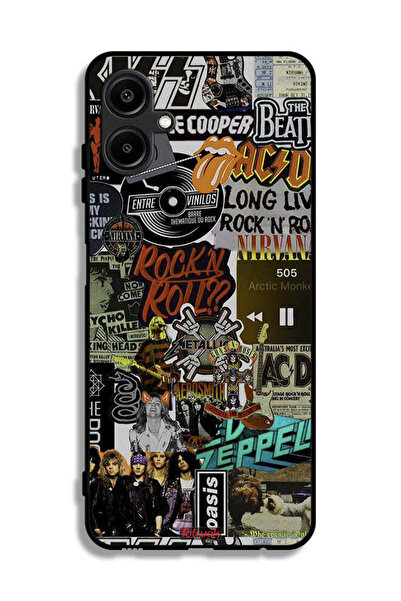 Tolwak غطاء حماية لهاتف سامسونج جالاكسي M06 5G، تحيا موسيقى الروك أند رول