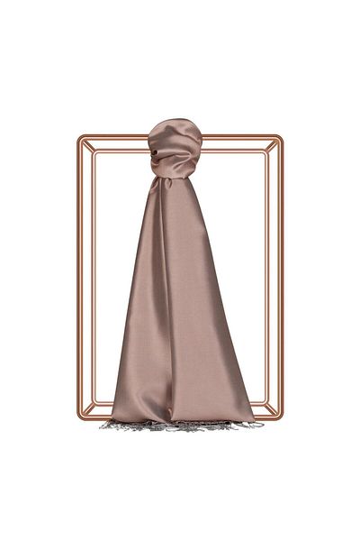 ipekevi Double Sided Silk Shawl - Misty Pink
