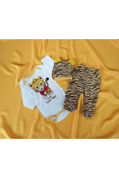 OEM Set 3 Piese Tigru 3-6 Luni, 68 Cm