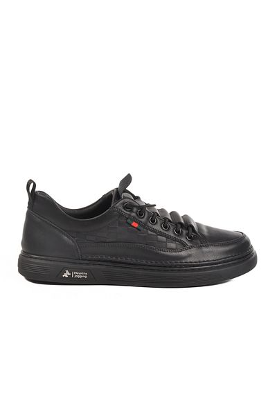 MARCOMEN Black Genuine Leather Men's Casual Shoes 152-19039 m