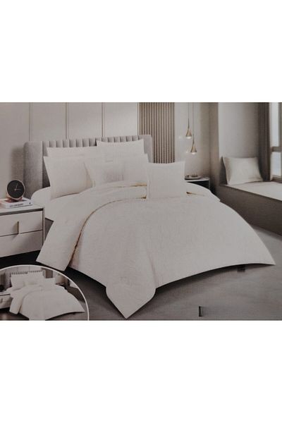 SHEDEA Double-sided hotel duvet cover set to add beauty to your room decor. 8 pieces. Duvet size: 260x240 cm.