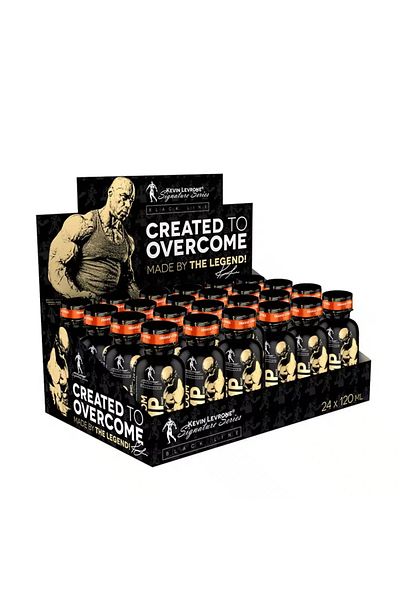 kevin levrone Shaaboom Pump Shot Orange Citrus, 120ml x 12 – Pre-Workout Energy Drink