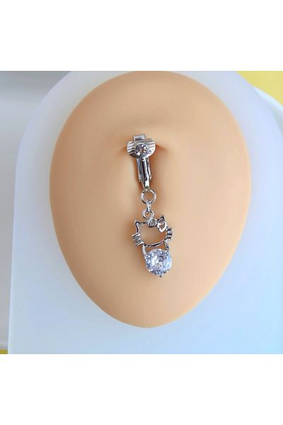 Heppii No Hole Navel Piercing Magnet Compression  Figured No Hole Required