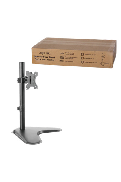 LogiLink Desk Mount Stand 13-32" Black 8kg Capacity
