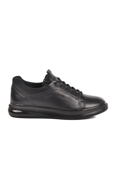 MARCOMEN Black Genuine Leather Anatomical Men's Casual Shoes 152-19596 m