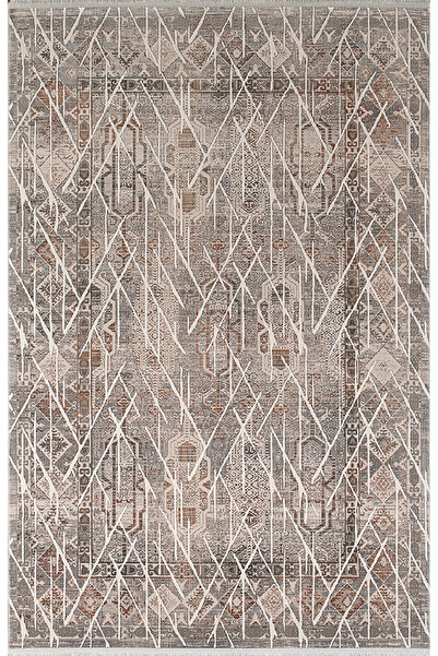 Royal Halı Marlow QJ01A Akrilik Saçaklı Geometrik Klasik Karel Halı