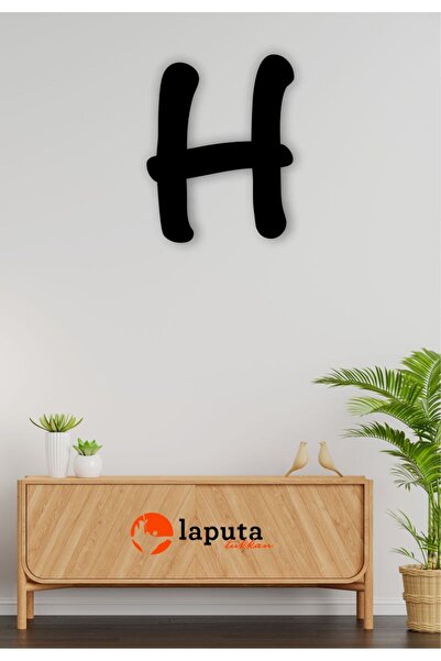 Laputa Tükkan Tamamlanabilir Duvar Yazısı - İsim Yazmak İçin Lazer Kesim Ahşa...