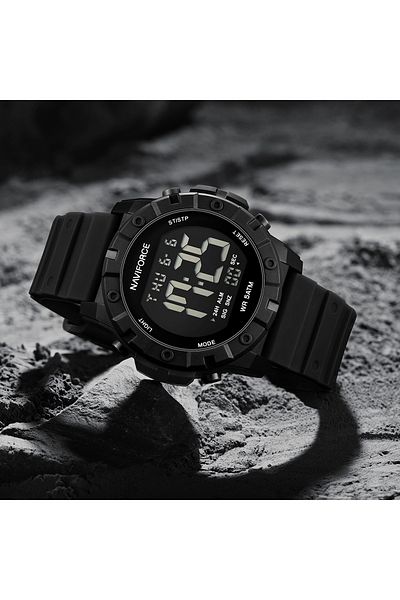 Naviforce Digital Sports Watch with Multifunctional Display Durable Strap Water Resistant Timepiece