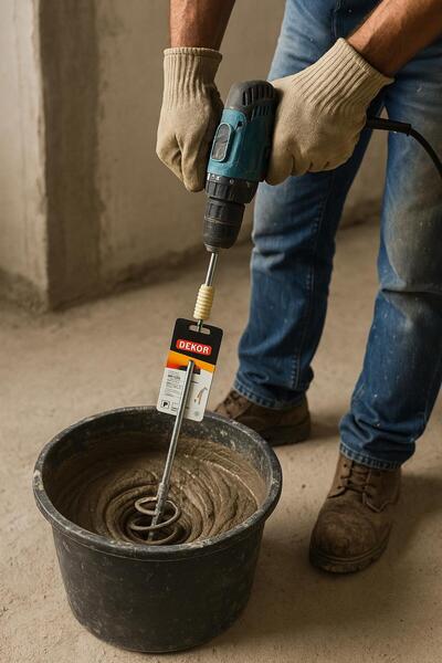 Dekor MİKSER UÇ Ø 8 BOY44CM