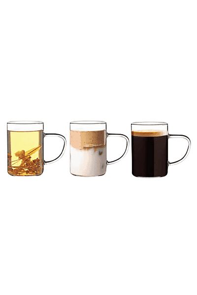 Ckc Borosilicate Glass Mug 3 Pcs 200 Cc