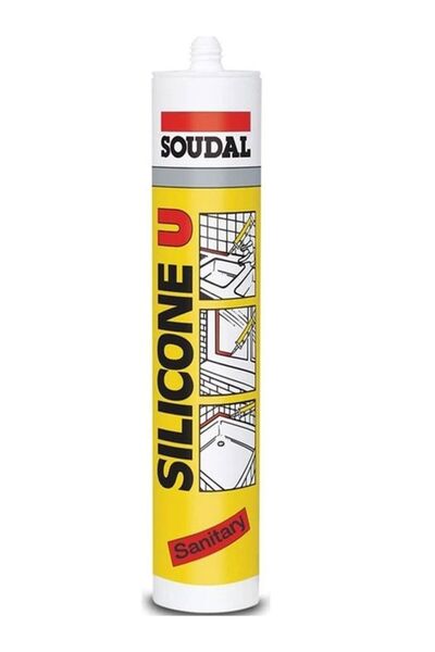 Soudal SILICONE U 280G ALÜMİNYUM GRİ