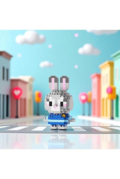 Bricks | Pinkyday | Judy Hopps – Sürpriz Hediyeli 3D Yapboz Mini Blok Seti – ...