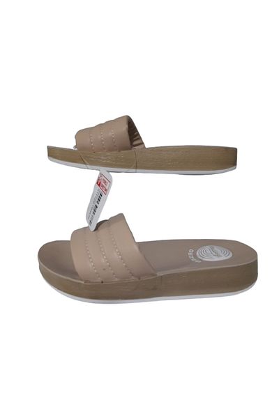GEZER Women's Cream Open Front Bathroom Garden Slippers