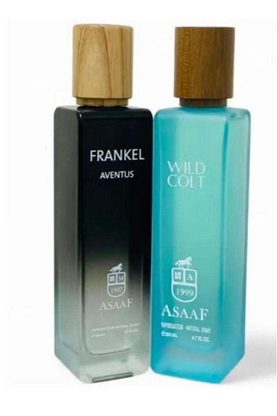 Denx مجموعة عطور عساف ( وايلد كولت + فرانكل افنتوس ) لكل عطر 200 ملي