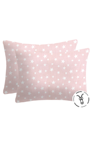 Lief Home %100 Pamuklu Fermuarlı Bebek Yastık Kılıfı 35x45 ( 2 Adet )