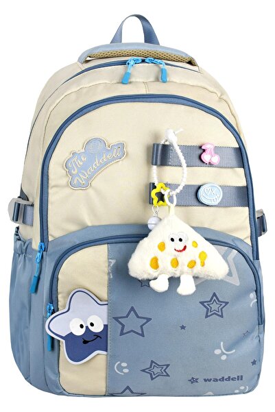 Waddell Rucsac pentru zi cu zi și școală din seria Twill, cu compartiment pen...
