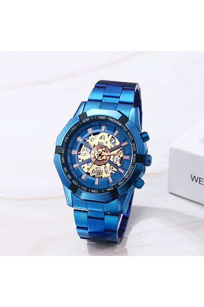 Cyber BINBOND Fashion New Men Watch Quartz Stainless Steel Luxury Wristwatch with Date Business Casual