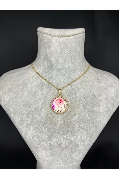 Mos Tespih قلادة من الفولاذ على شكل زهرة