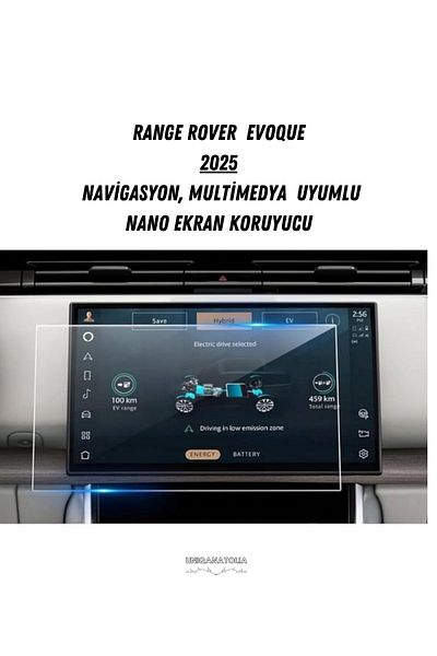 UniqAnatolia Nano Screen Protector Compatible with Range Rover 2025 Evoque Navigation and Multimedia