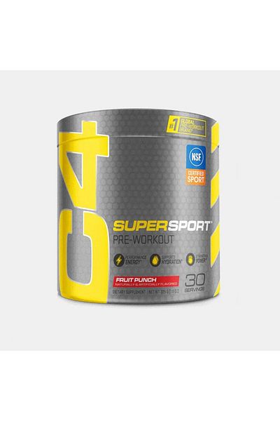 Cellucor C4, Super Sport, Pre Workout, Fruit Punch, 225g, 30 Servings