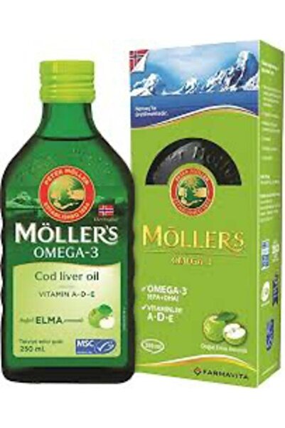 Möller's Omega 3 Elma Aromalı Balık Yağı 250 ml
