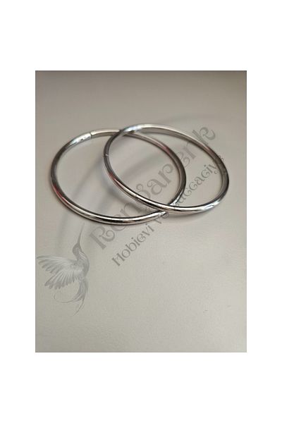 RENGARENK Round Metal Bag Handle 10cm Diameter