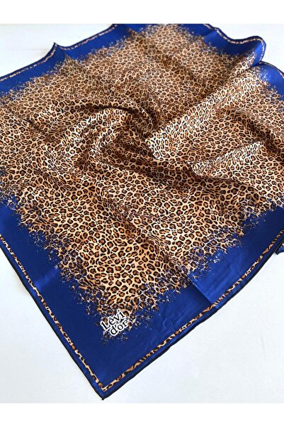 Levidor Eșarfă de mătase Tivil 46868 S albastru cobalt Model mixt