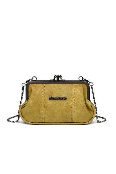 BARCELONA 21K Mini Size Wash Leather Scholarship Women's Pouch 21-K Barcelona 1937-7