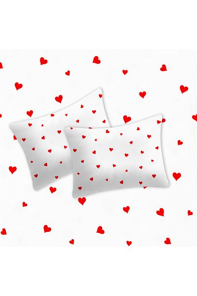 Lief Home 100% Cotton Zippered Pillow Case 50X70 (2 Pieces)