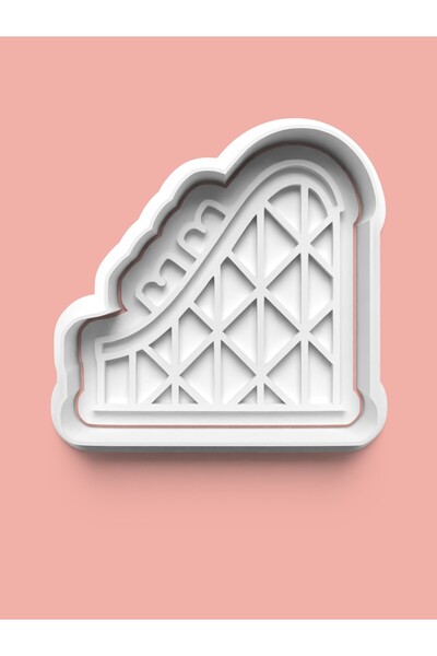 AKTASTORE Amusement Park Roller Coaster Cookie Mold and Sugar Dough Mold