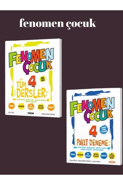 Fenomen Yayıncılık FENOMEN ÇOCUK 4.SINIF