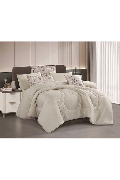 HOURS Horse Comforter Set, 7 Pieces, Double-Sided, Floral, Moira-07 Pillowcase