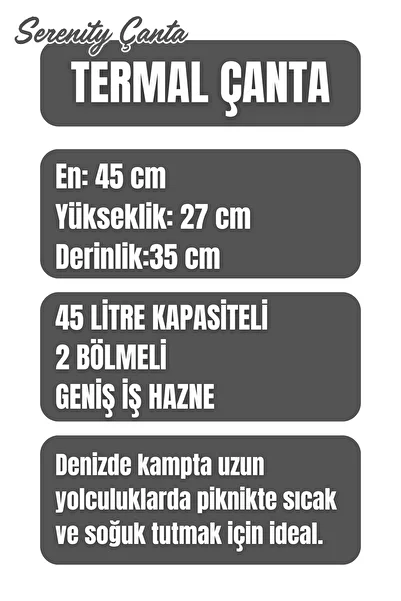RKY SERENITY 45 л. Термосумка для кемпінгу та пікніка, сумка-холодильник