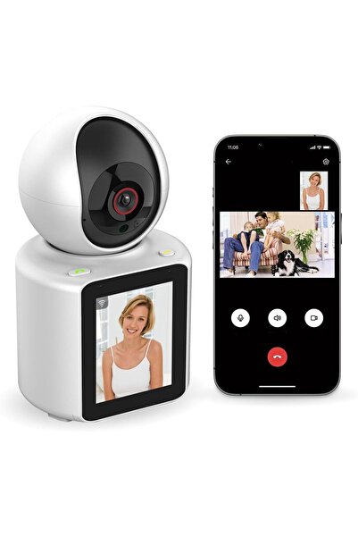 divendi-ro Baby monitor surveillance camera with 2.8" HD display, IR, bluetooth, WiFi, motion and cry detection