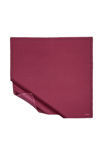 ipekevi Twill Silk Scarf - Frame - Claret Red
